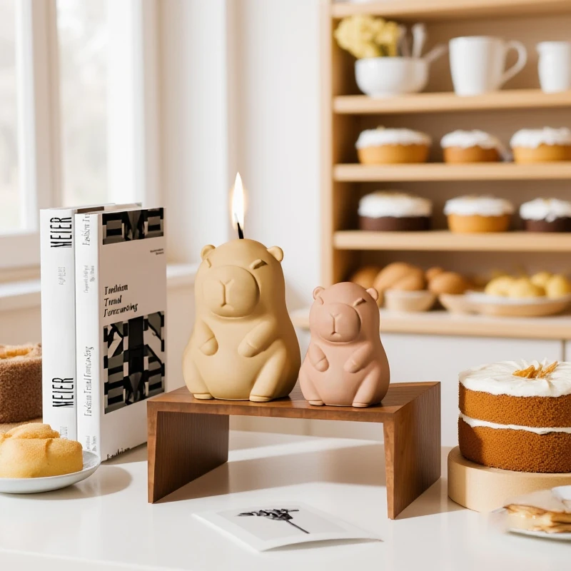 3D Capybara Mold 3D Capybara Mousse Cake Silicone Mold Capybara Mold Animal Mold Candle Mold For Mousse Cake Ice Cream Mold
