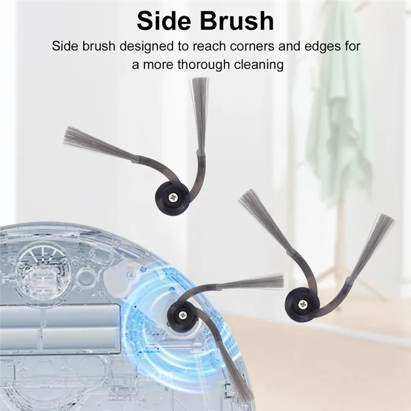 A98G-Replacement Parts For Roborock Qrevo Curve/P20 Pro Robot Vacuum Parts Main Side Brush HEPA Filters Mop Pads