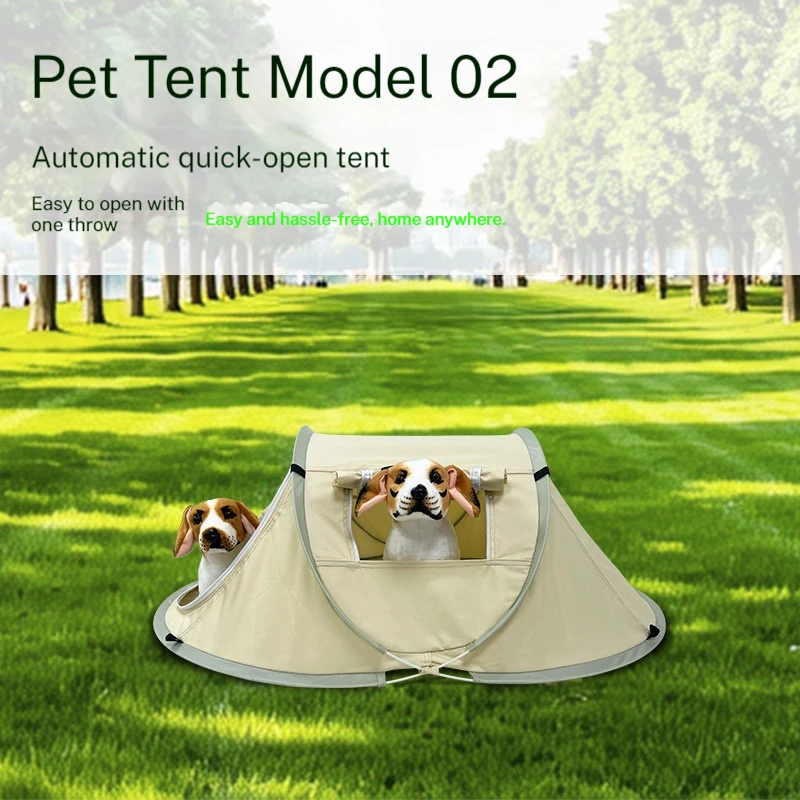 

Portable foldable pet tent pop-up pet tent waterproof and sun-proof portable hideaway for cats and small dogs for Yard Balcony