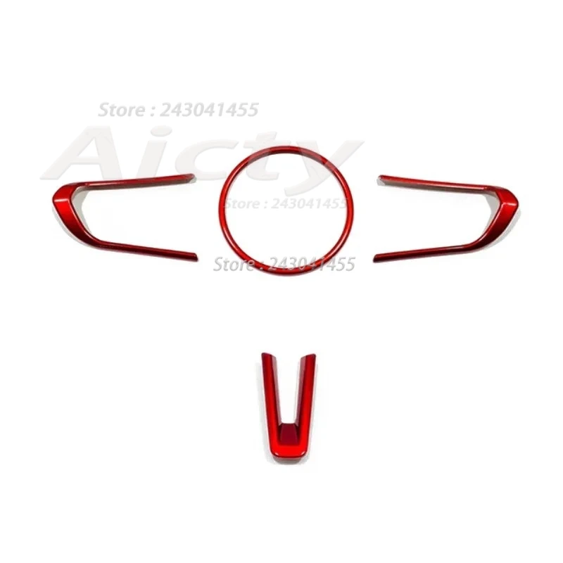 For Mazda 3 Axela BP CX-30 DM cx-50 2024 Steering Wheel Trim Circle Sequins Ring Cover Button Decoration Accessories