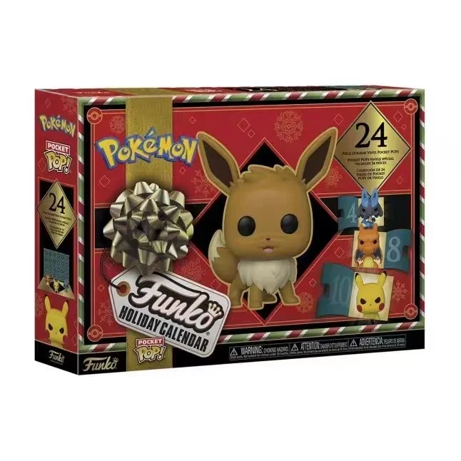 Pokemon Advent Calendar Action Figures Toys Nightmare Random Box Model Doll Funko Collection Children Birthday Christmas Gifts