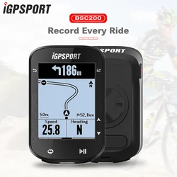 iGPSPORT BSC200 GPS ANT+Cycling Bike Computer Sensors Riding Bicycle Route Navigation Wireless Odometer
