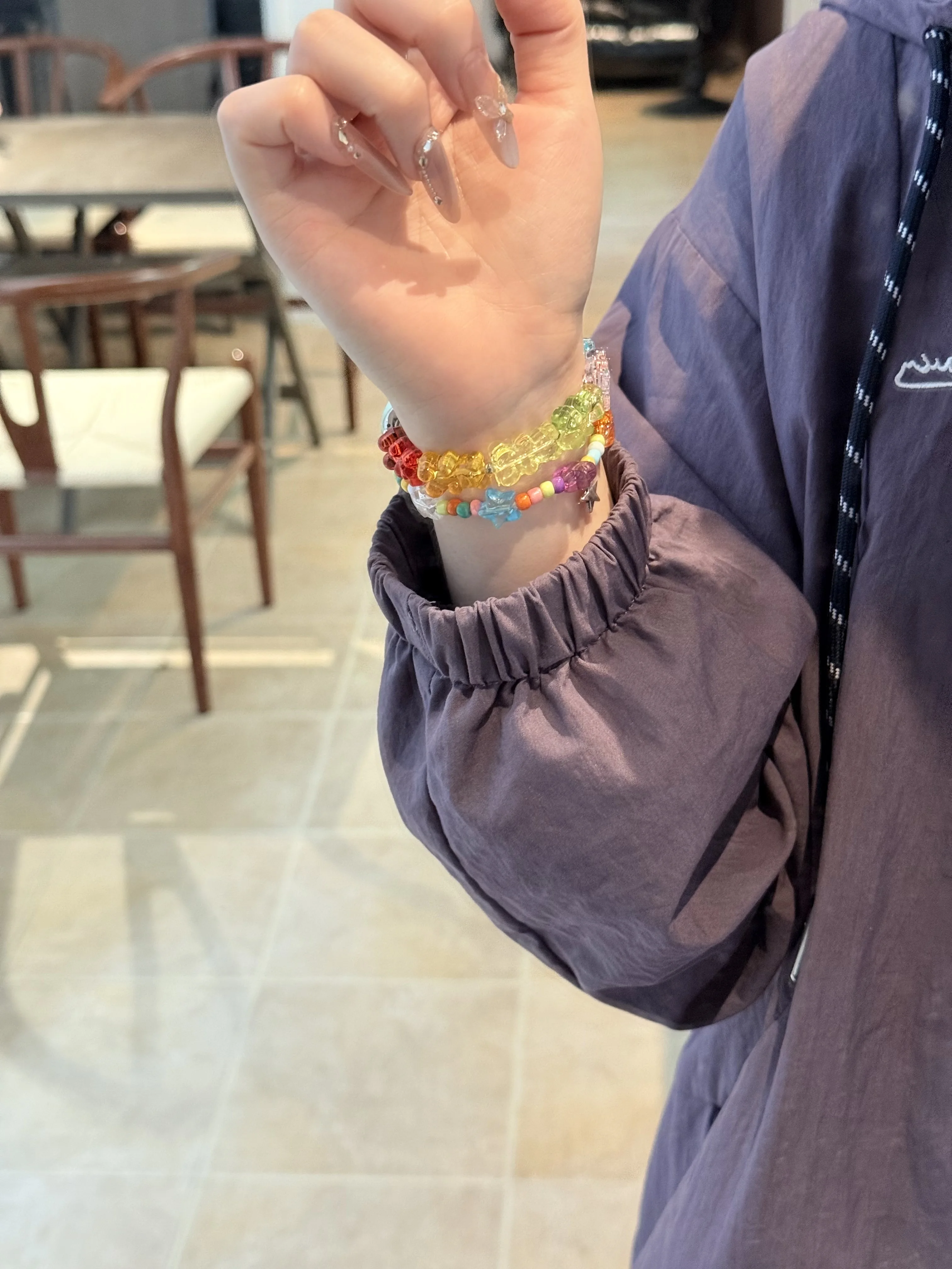 

Strap colored teddy bear gummy beads suitable Xiaomi Band 8Pro/9Pro，For Mi band 3/4/5/6/7，8/8NFC/9/9NFC/10/10NFC，For Redmi Watch