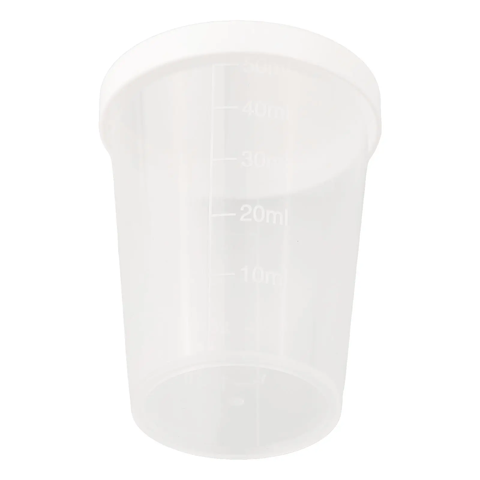Graduated 50ml Plastic Measuring Cups with Lids 10pcs for Consistent Results in Recipes Experiments and Sample Prep
