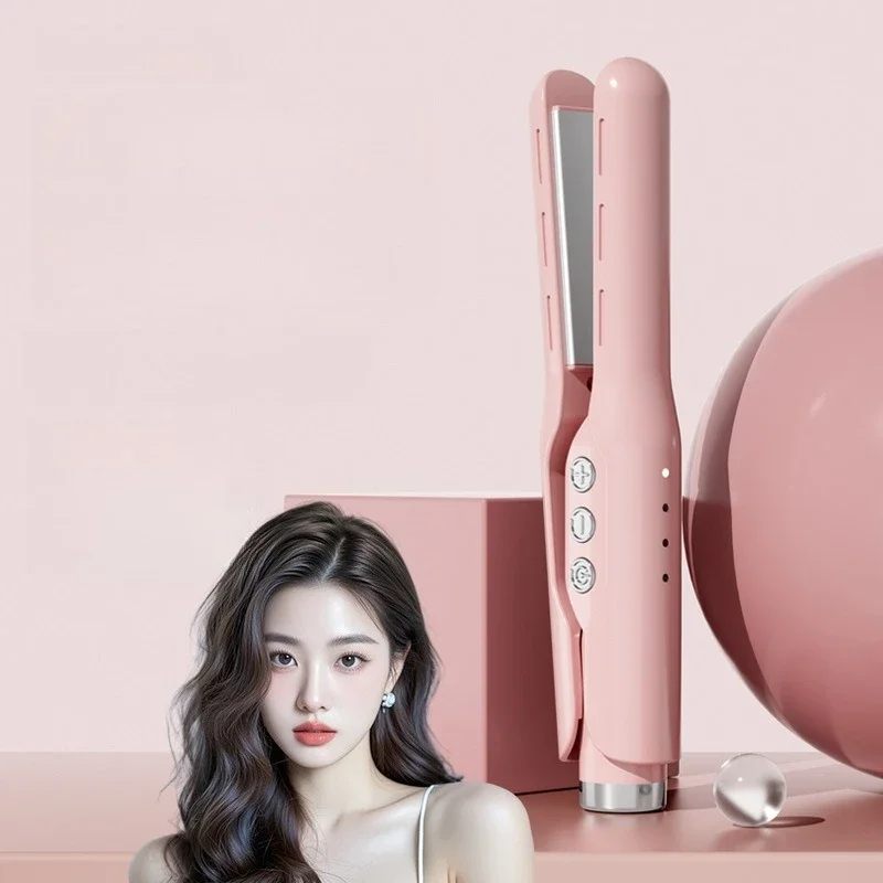 

High Quality 2-In-1 Straightener And Curler With 20s Rapid Heating Suitable For Various Types Of Men And Women's Hair Types