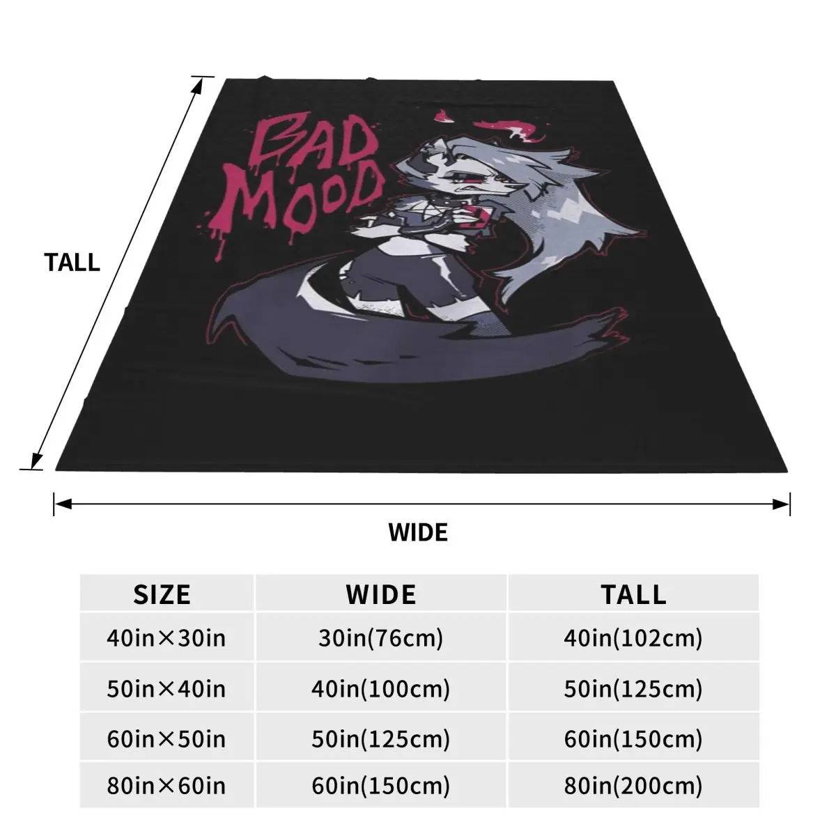 Loona Collage Helluva Boss Anime Blankets Flannel Sofa Throw Blanket Breathable for Couch Bedding Outdoor Throws Bedspread Quilt