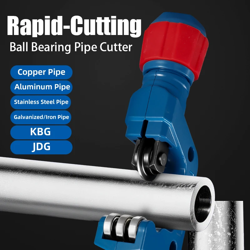 Bearing Pipe Cutter Tube Shear Cutter with Hobbing Circular Blades Copper Aluminum Stainless Steel Pipe Cutter 32/50/70mm