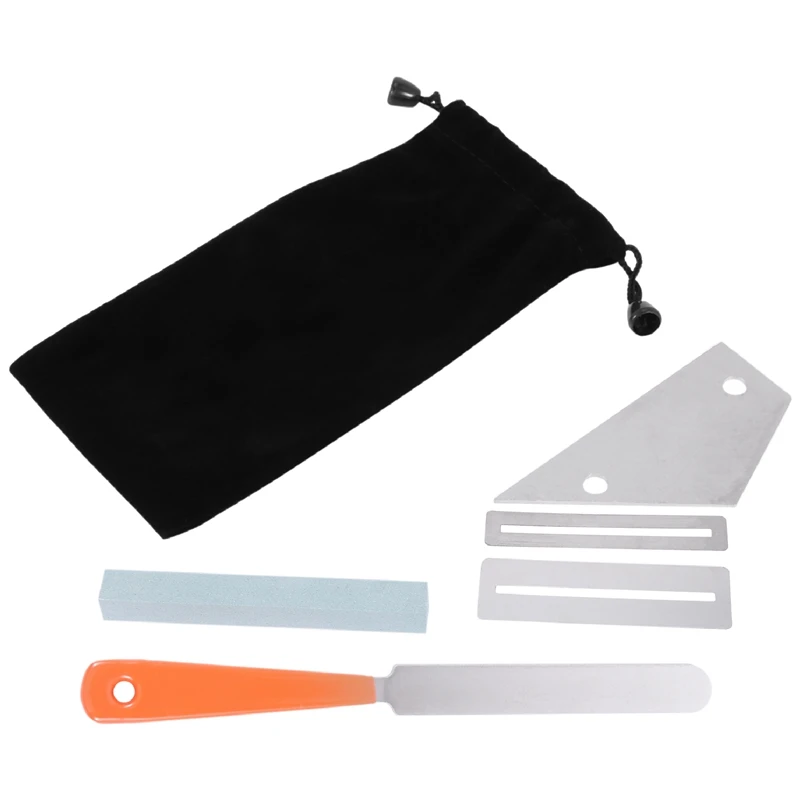 

Guitar Fret Crowning File Leveling Tool Grinding Protectors Repair Part Set Guitar Repair Tool Accessories