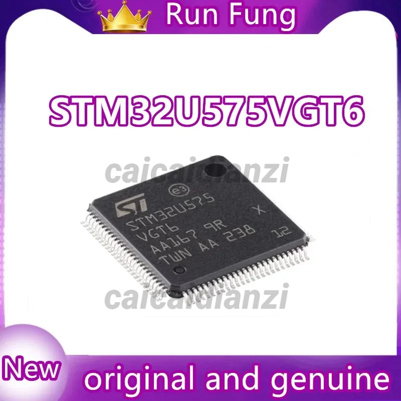 30-5Pcs/Lot  STM32U575VGT6   STM32U575 STM32U5 Microcontroller IC 32-Bit 160MHz 1MB (1M x 8) FLASH 100-LQFP (14x14) New Original