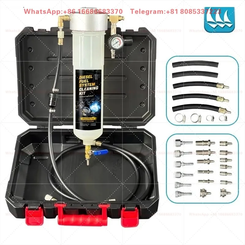 Car Fuel Injector Cleaning Vehicle Injector Carbon Cleaner kit for Truck/SUV/Van-Injector Cleaning, Carbon Remover