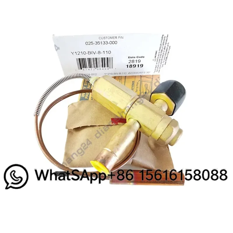 Thermal Liquid Injection Valve 025-35133-000 Oil Cooled Expansion Valve 025-38170-000 for YORK AC Refrigeration Parts