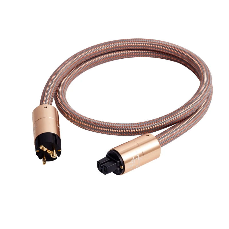 Accuphase hifi power cord high quality audio fever power cable EU and US gold-plated plug