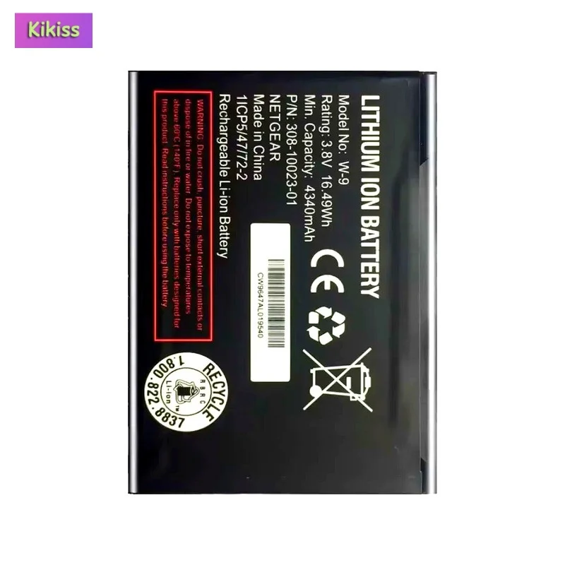 Replacement Router Battery For NETGEAR AirCard AC810S AC815 For Verizon W-9 4340mAh High Quality