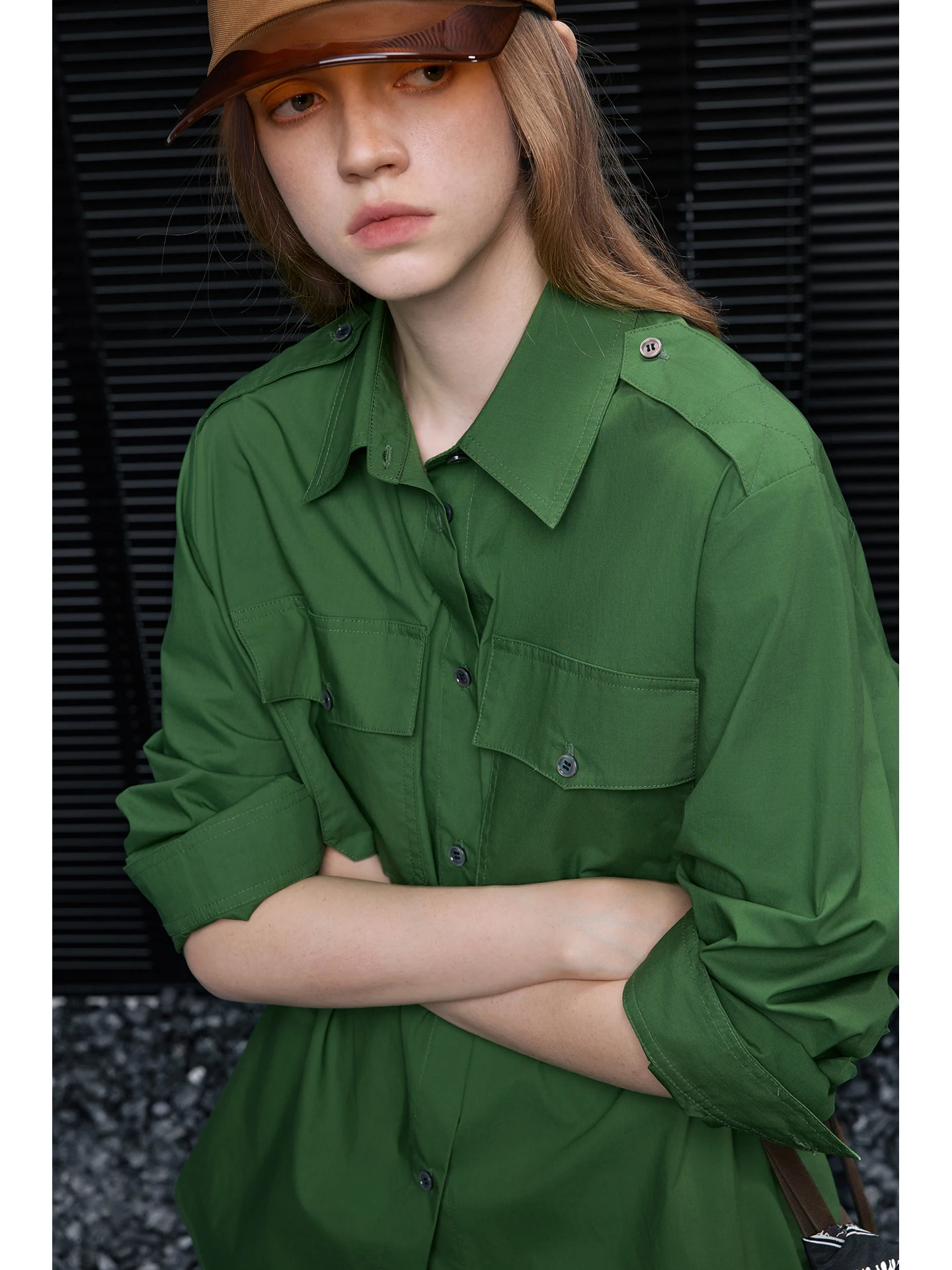 

Pure Color irt Jaet женский Sle ранняя весна Новое поступление премиум-класса легкий уникальный красивый хлопковый длинный свек на пуговицах