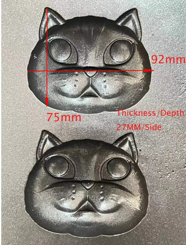 Commercial Cat Head Shaped Cartoon Waffle Maker Animal Cartoon Owl Shape Waffle Maker Stainless Steel Non Stick Cake Baker