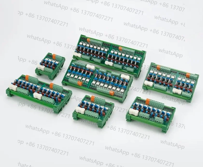 4-16 Channels PLC AC Amplifier Thyristor Solid Relay Module PNP NPN DC14-24V Input AC24-220V Output DIN Rail Optocoupler Isolate
