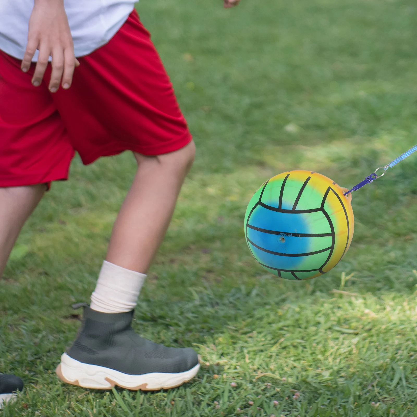 

2 Pcs Inflatable Volleyball Kids Patting Outdoor Toys Portable Plaything outside for Pvc Playground Balls Playing