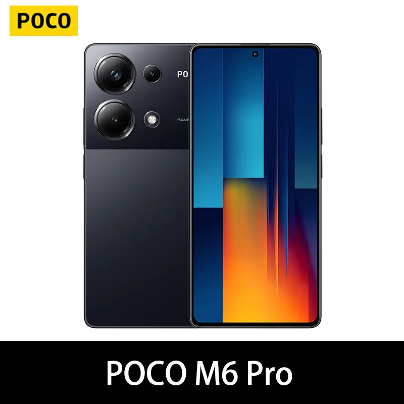 POCO M6 Pro 12GB RAM 512GB ROM NFC helium G99-Ultra 120 Hz flow AMOLED 64MP camera 67 W charge global version