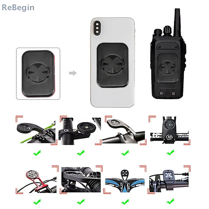 

[ST]Bike Bicycle Mobile Phone Sticker Phone Holder For GARMIN Riding Strong Adhesive Support Stand Back Button Paste Adapter