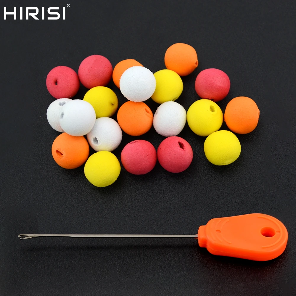 Hirisi 12 Uds cebo de pesca de carpa Boilies emergentes 4 cuentas flotantes de colores 12mm para aparejo de pelo accesorios de pesca cebo Artificial de carpa