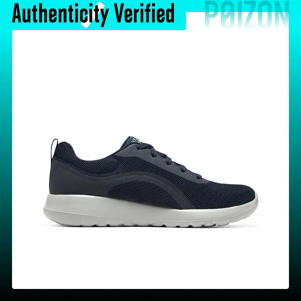 Skechers GO WALK Ma Mesh, Textile Low top Casual Shoes Men's Blue 216235-NVY view 3