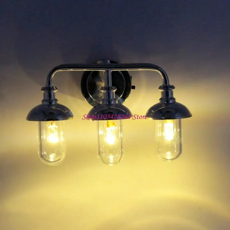 1/12 Scale Dollhouses Sconce Miniature Furniture Pretend Play for Kids Doll House Furniture Model for Dollhouses