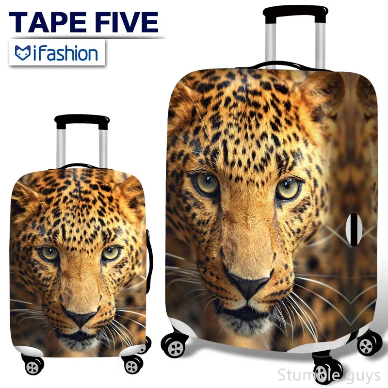 

Stretchy Washable Luggage Cover Protective Anti-Wear Suitcase Protector Useful Travel Accessory Leisure Trips Fits