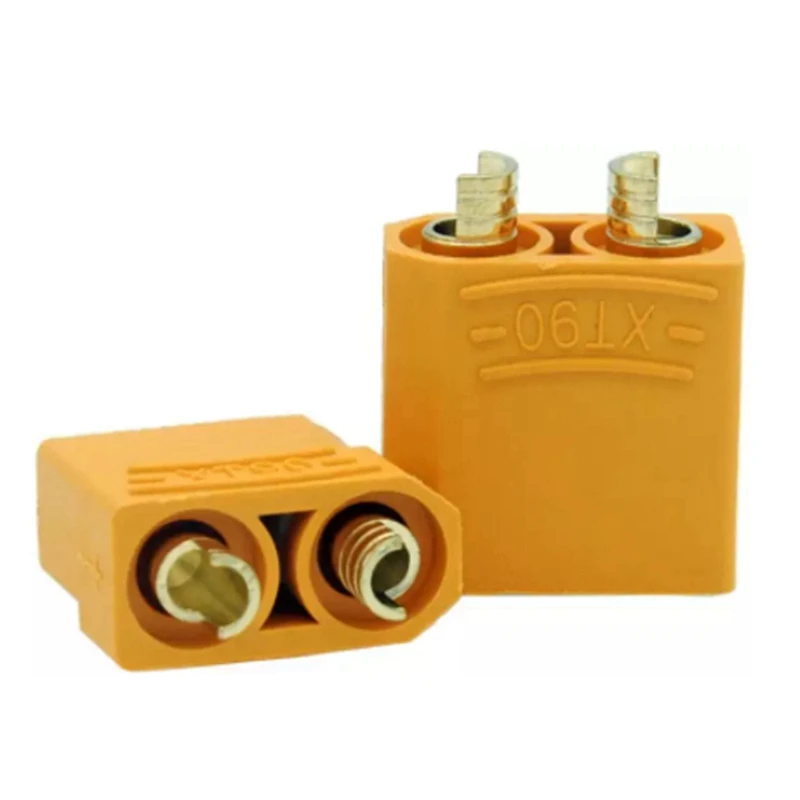 Xt90 Connector 5 Pairs Male Female Connector For High-Amp For RC Lipo Battery Gold Plated Banana Plug