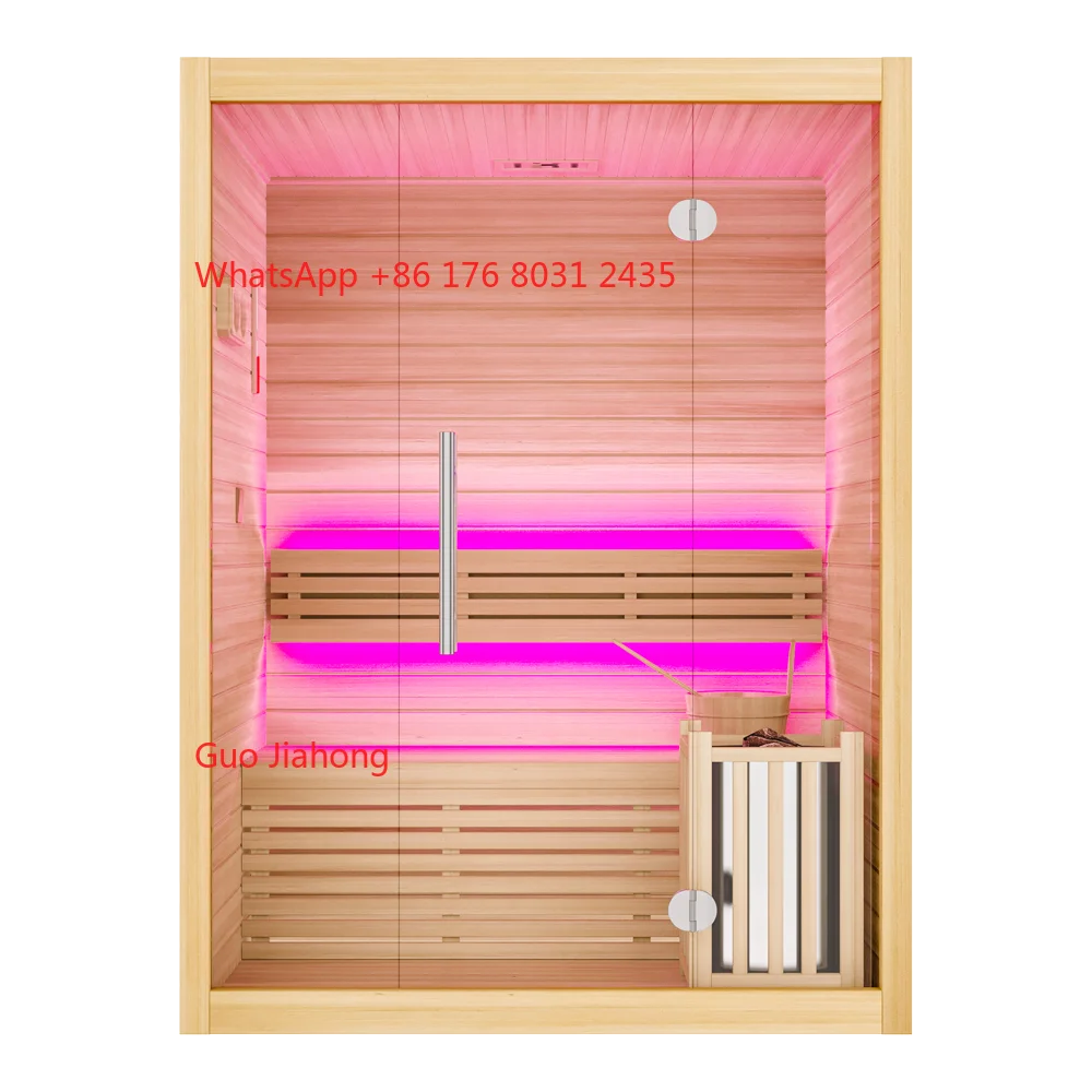 

Customized 2-3 Person Modern-Style Traditional Saunaking Wooden Solid Wood Finnish Steam Sauna Room