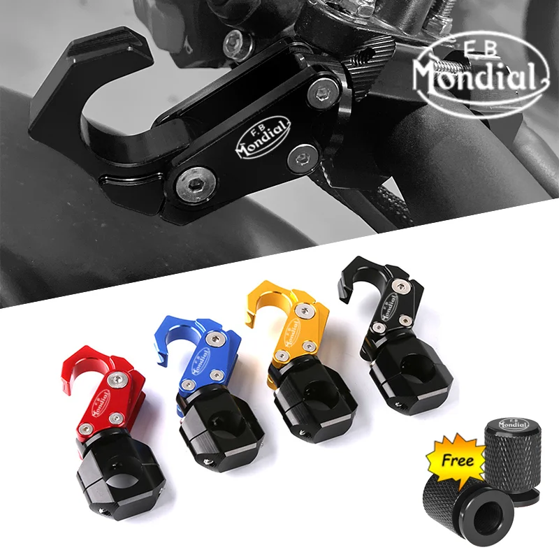 For FB Mondial Flat Track HPS 125 300 Hipster Imola SMT SMX 125 Enduro Motard Motorcycle Accessories Handlebar Storage Hook