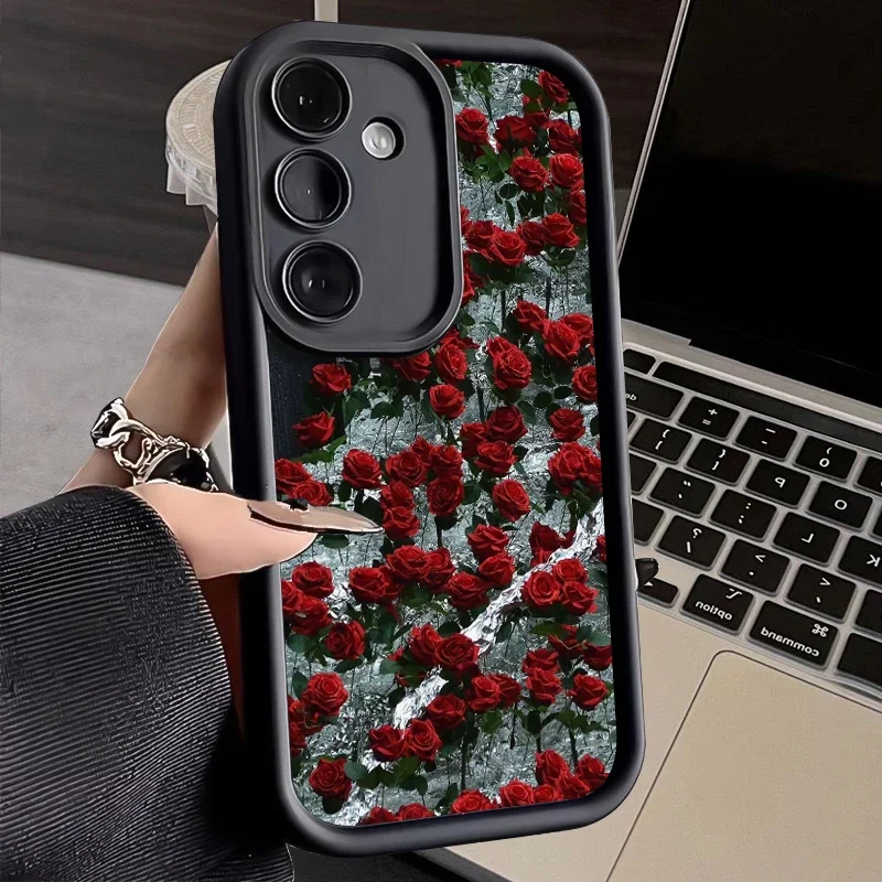 כיסוי טלפון מפנק רך ומתוק ל-Samsung Galaxy S24 S23 S22 S21 S24 23 Ultra FE Plus S23Ultra Note20 Note 20 Ultra