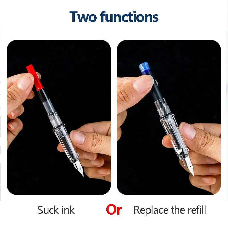 Set di penne stilografiche da 11 pezzi penne multifunzione per calligrafia sostituibili per scrivere forniture scolastiche per ufficio di cancelleria da 0.38mm