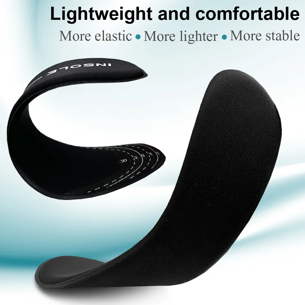 Deodorization Memory Foam Insoles Orthopedic Shock Absorption Plantar Fasciitis Relief Running Sports Cushion Arch Support