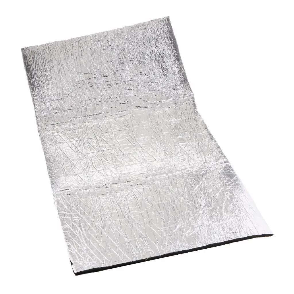 Car Firewall Heat Insulation Sound Deadener Deadening Noise Material Mat