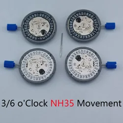 NH35 movement automatic mechanical movement white/black date wheel automatic winding high-precision 3/6 o'clock calendar