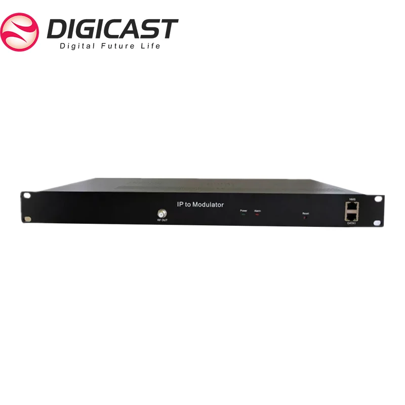 Economic Digicast Digital TV IP to 4* DVB-C QAM DVB-T ISDB-T Modulator RF CATV Modulator