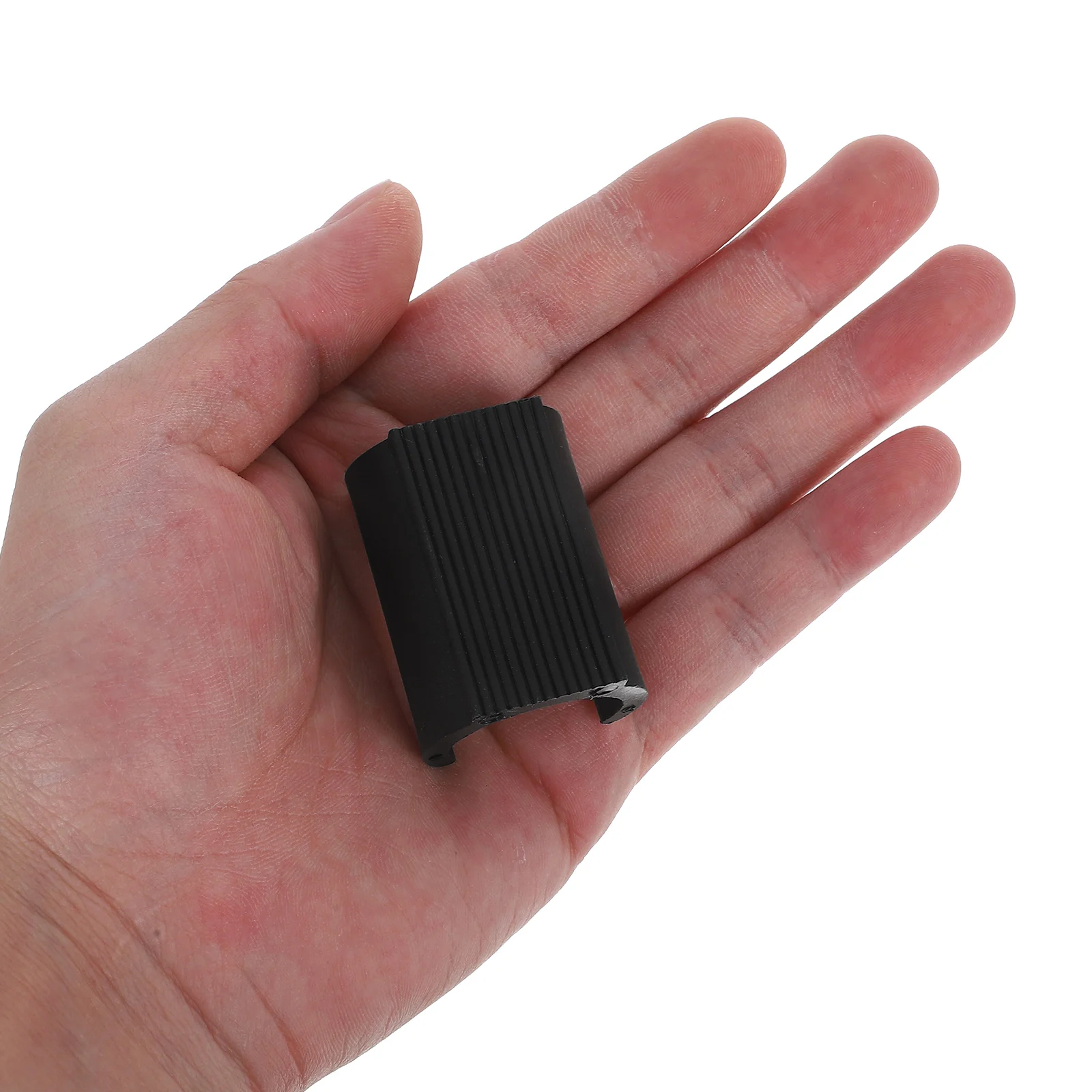 

8Pcs Open Foot Pads Anti Slip Chair Leg Caps Black Plastic Furniture Sliders UShaped Noise Reduction Floor Protectors Stool Tile