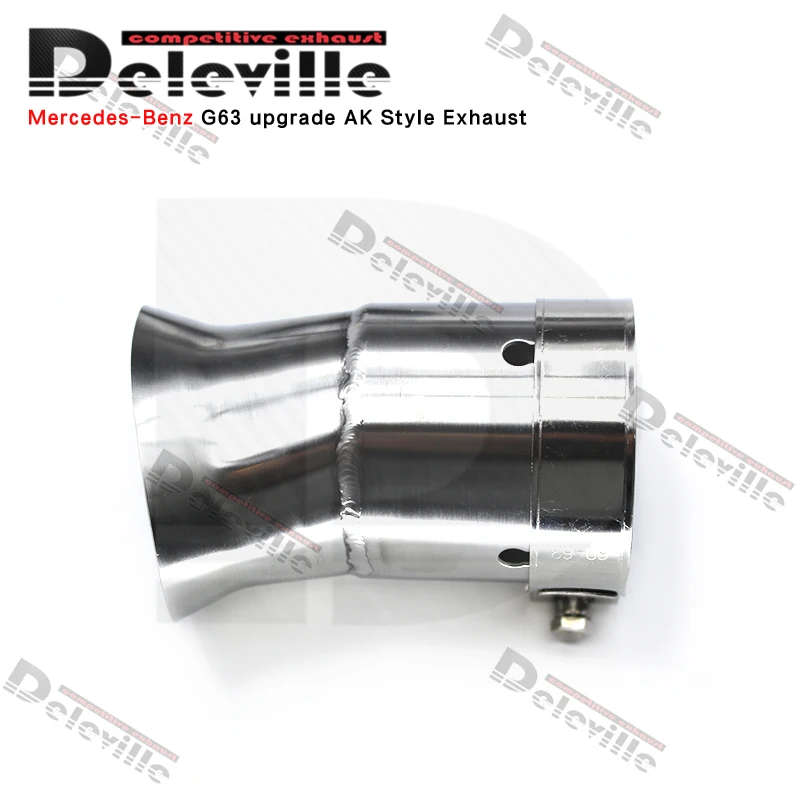 OBM Upgrade AK Style Exhaust Tips For Mercedes-Benz G63 AMG 304 Stainless Steel Exhaust Pipes Car Exhaust System