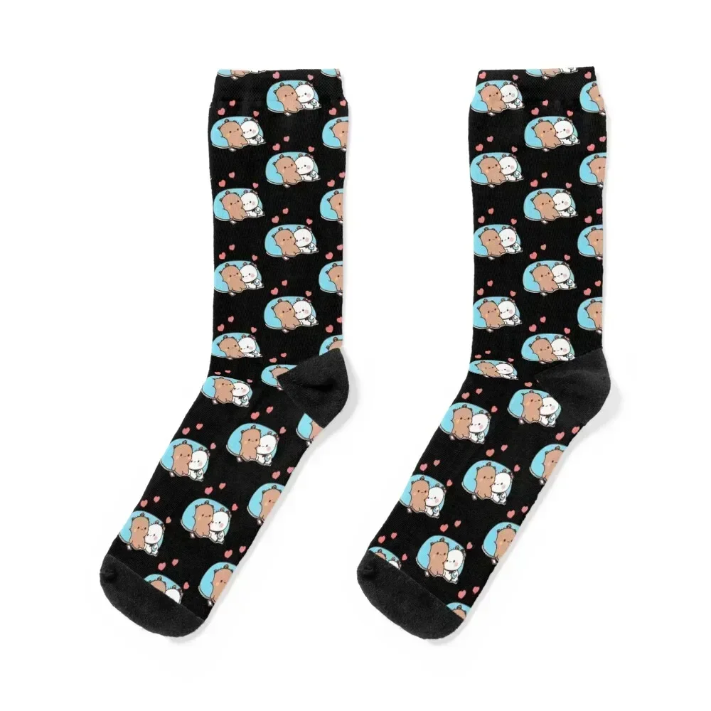 

Bear and Panda Bubu Dudu Balloon Socks retro new year shoes aesthetic Socks Female Men's Sports luxe gifts Boy Socks Women's