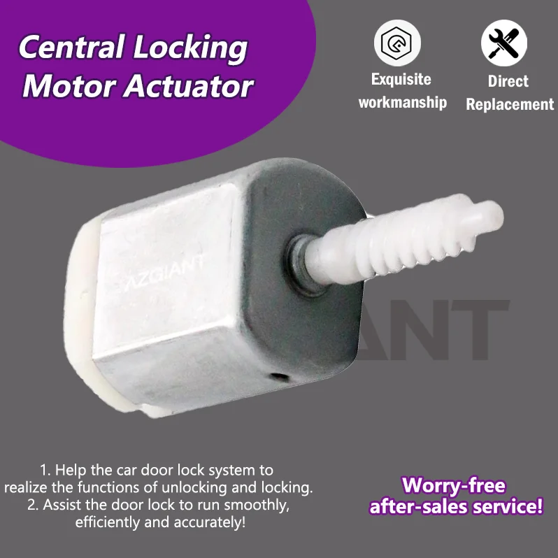 

AZGIANT Central Latch Door Locking Direct Current Motor For Honda 2007-2015 Jazz Mk3/ 2009-2014 Fit MK2/City MK4/2010-2015 Brio