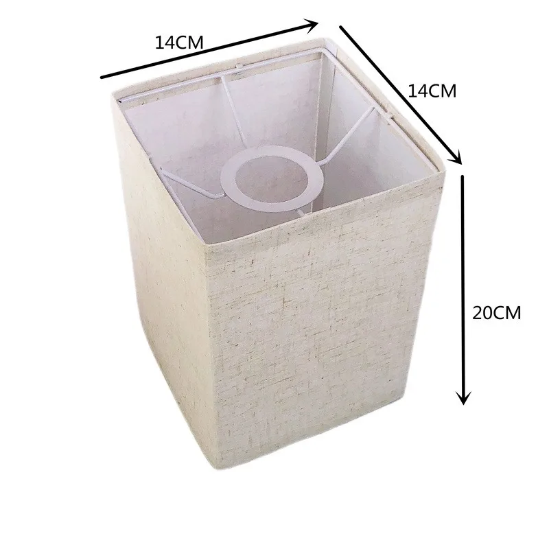 Square Drum Lampshades,2packs,W5.5