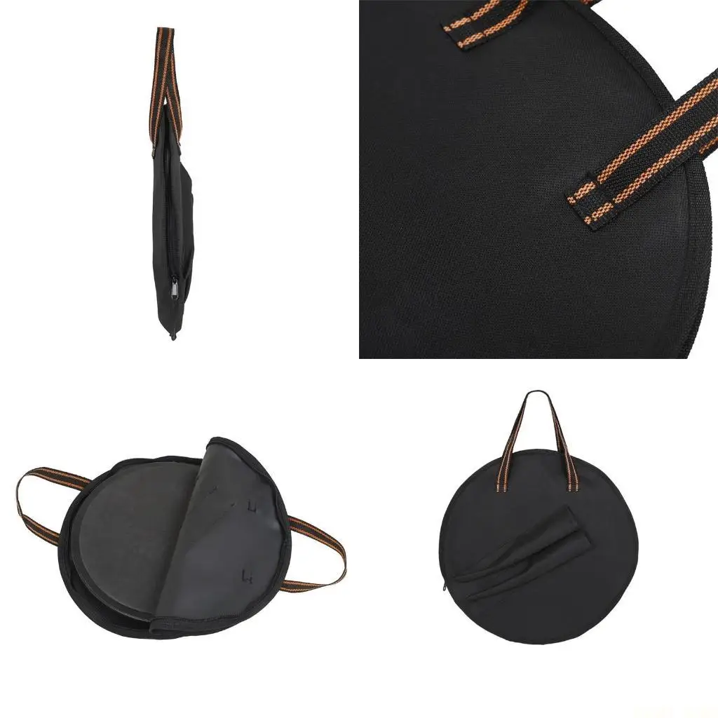 

U2JB Drum Pad Storage Bags Carrying Cases Bags Dumb Drum Bags for 14 Inches Drum Pads Drum Accessories