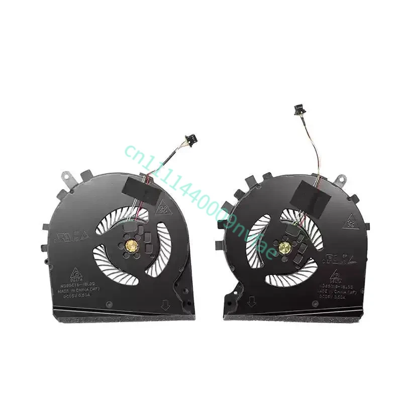 CPU+GPU Fans For HP Pavilion 15-DK TPN-C141 L57170 L56900 001 ND85C16 Gaming Notebook Graphics Card Radiator fan 0.2