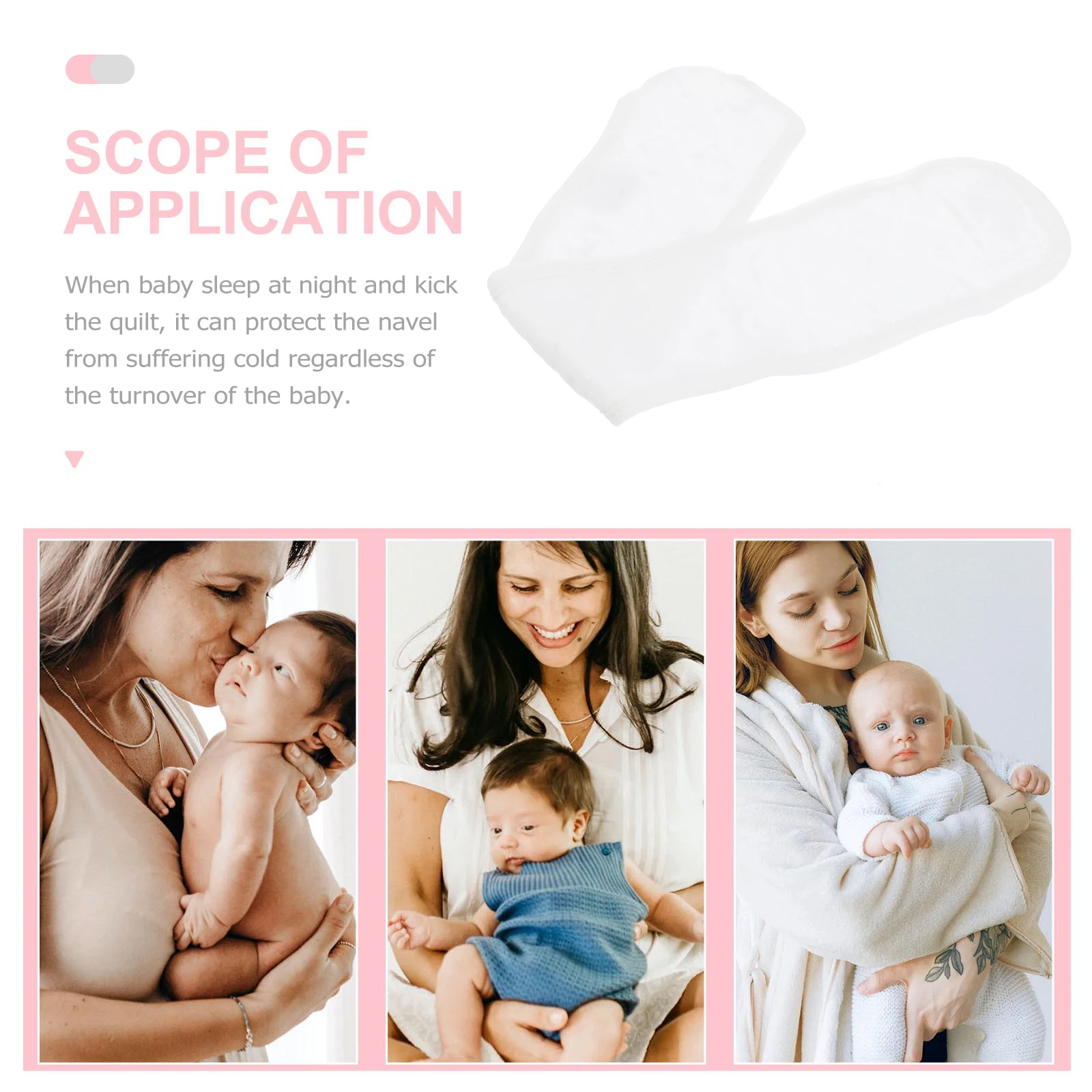 

10pcs Newborn Navel Belt Belly Button Band Cotton Infant Wrap Toddler Gift Protect Umbilical Cord Comfortably Adjust Paste