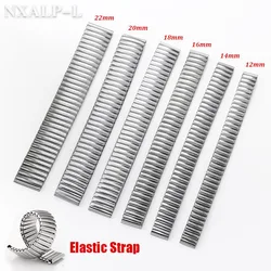 Elastic Watchband 12mm 14mm 16mm 18mm 20mm 22mm Stainless Steel Watch Strap Men Women Stretch Expansion Wristband Accessories