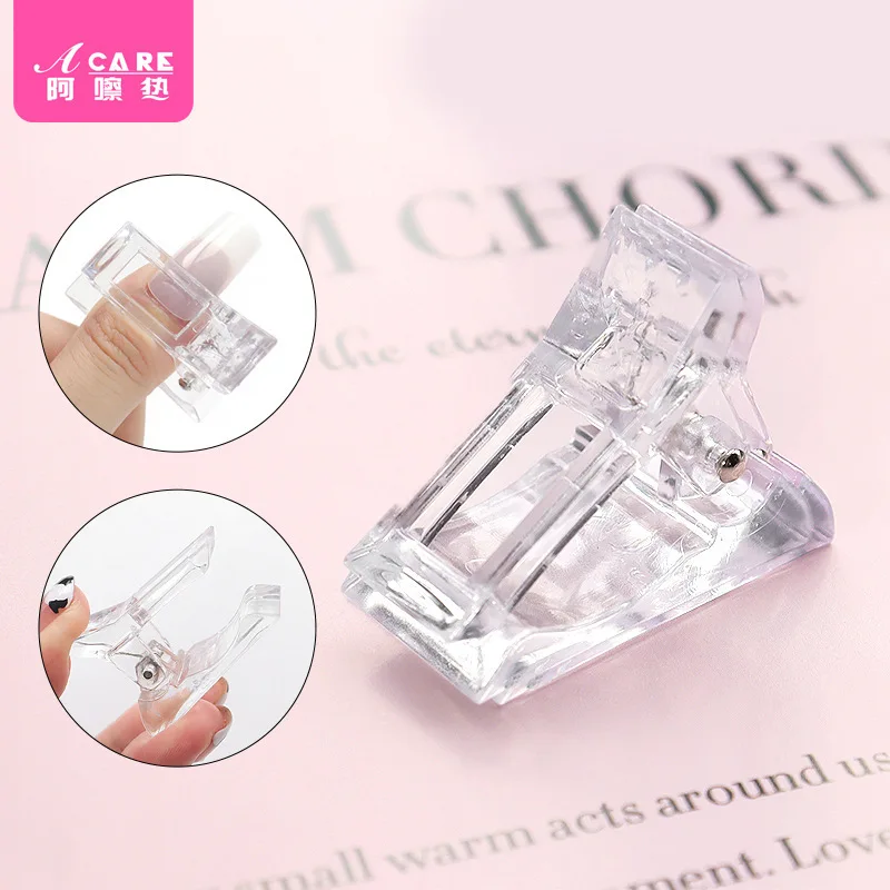 DX01/Nail Clip/A1PQ0-Extend Nail Mold Solid Epoxy Glue Free Paper Cups Transparent Setting Clip Stable Tool