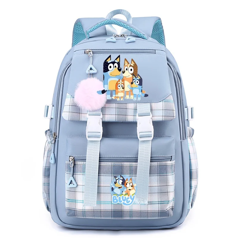 Bluey Backpack Fashion Schoolbags Bingo Teenagers Children\'s Cartoon Backpacks Large-capacity Schoolbags for Boys and Girls