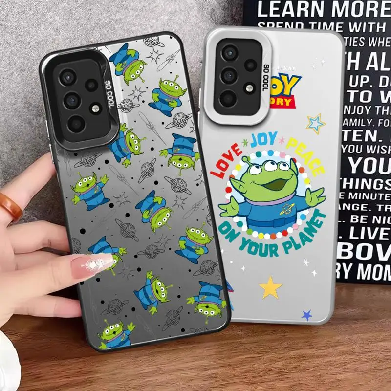 Disney Toy Story Cute Alien phone cases for Samsung Galaxy A34 A23 A15 4G A35 A52 A54 5G A32 A13 A55 A33 funda Back Shell Cover