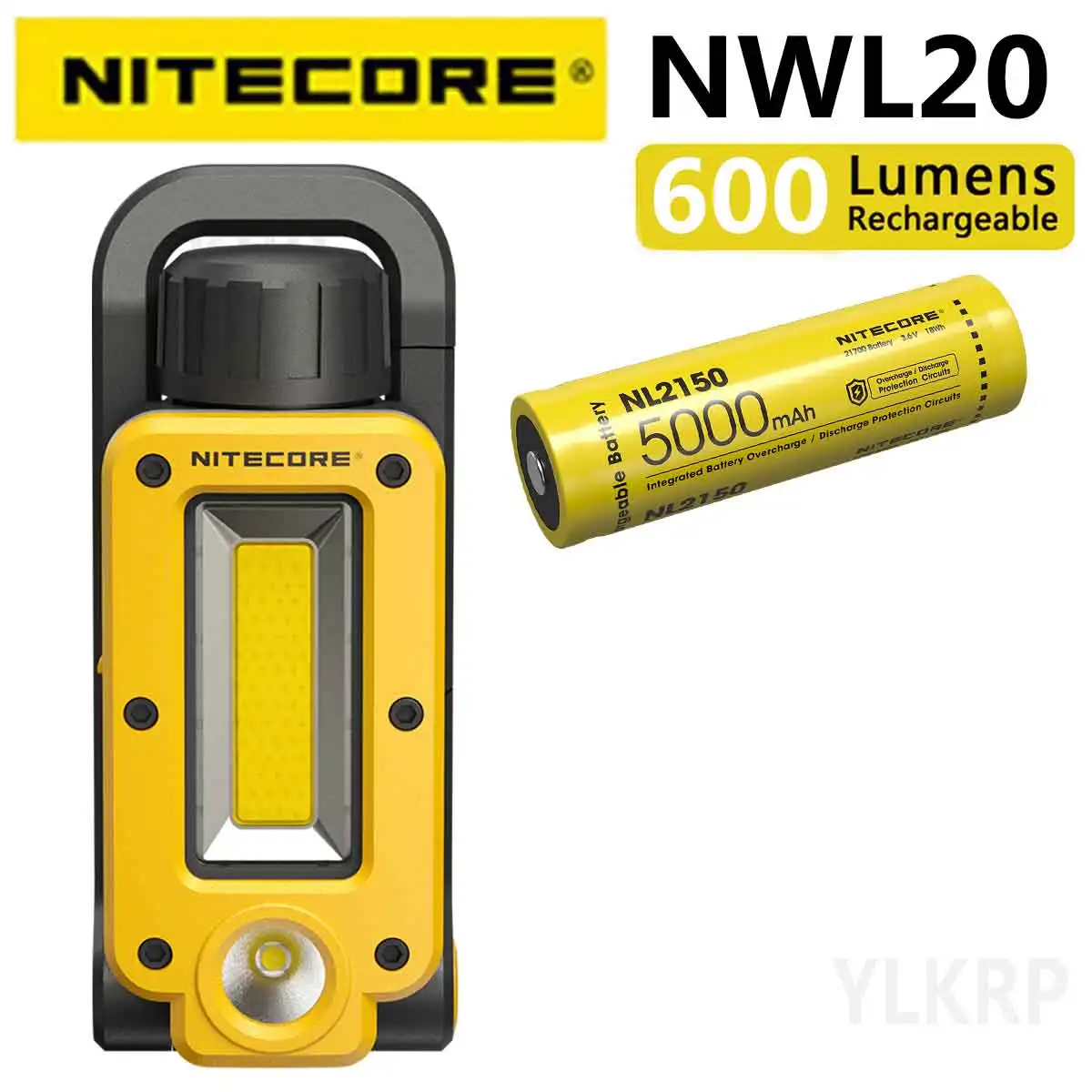 NITECORE NWL20 600 lumen multifunctional tool light with dual light source output