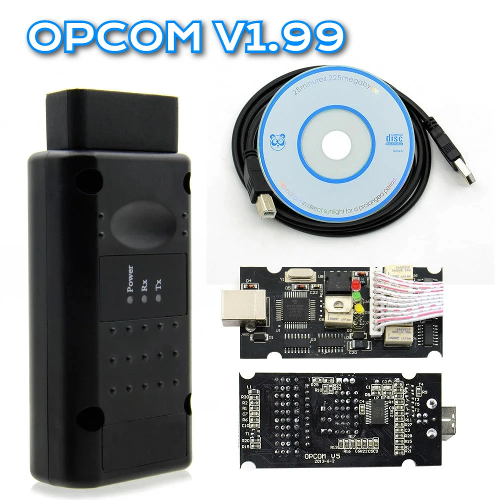 أحدث OPCOM V1.99 Obd2 الماسح الضوئي سيارة خطأ تستر تحقق محرك محول أداة تشخيص السيارة لنماذج سيارات أوبل